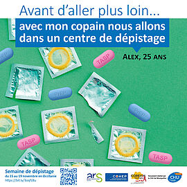 Alex - Semaine de dépistage IST 2021 - Agrandir l'image (fenêtre modale)